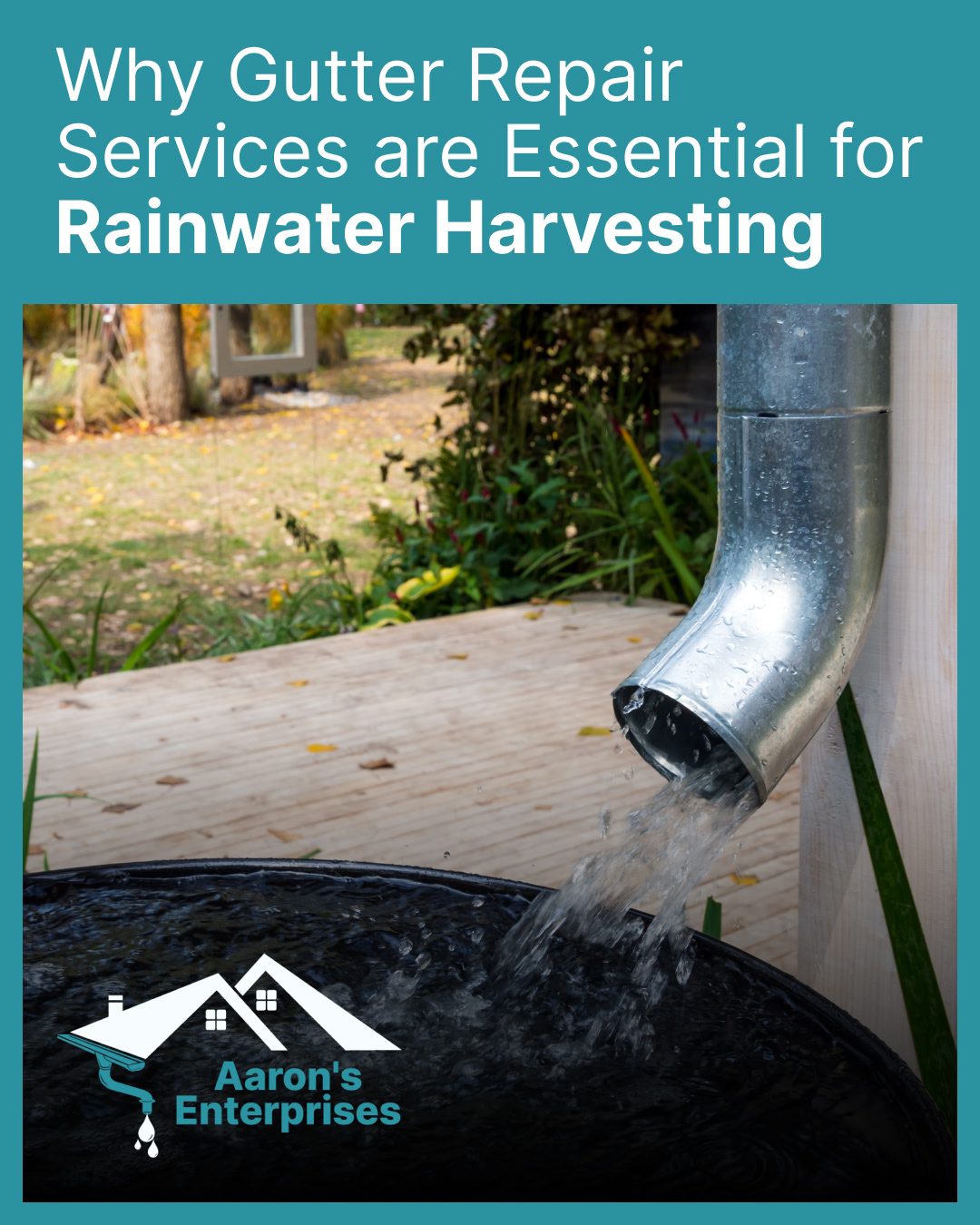 Why Gutter Repair Services are Essential for Rainwater Harvesting